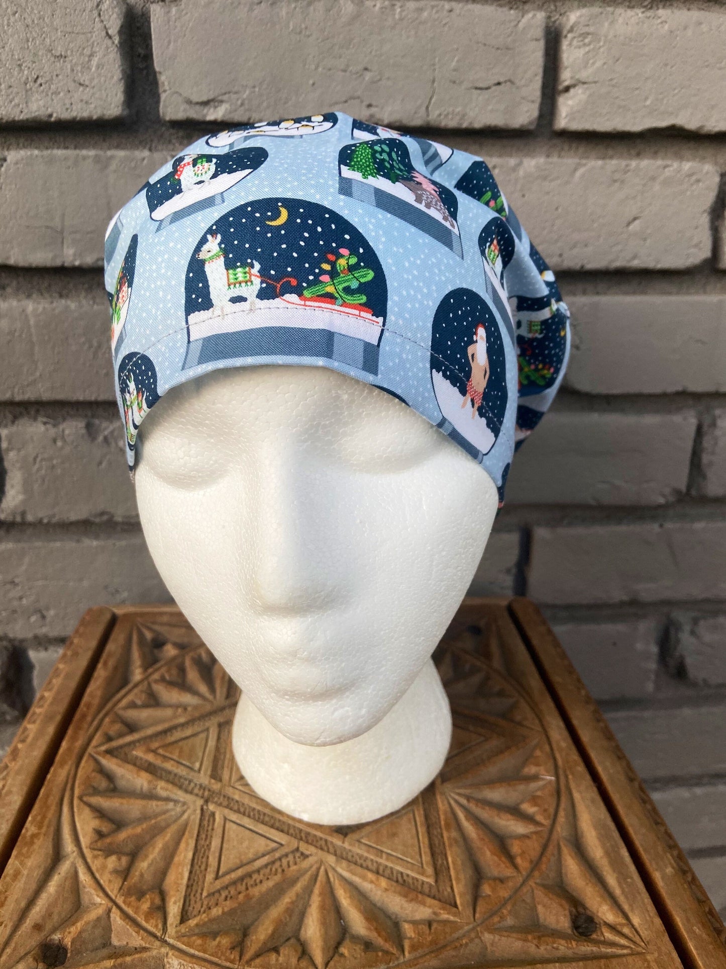 Snow Globe Scrub Cap | Stitchy Witch Co. - StitchyWitch