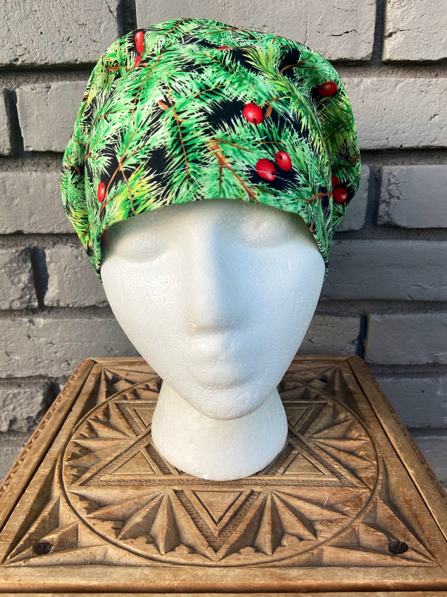Holly Scrub Cap | Stitchy Witch Co. - StitchyWitch