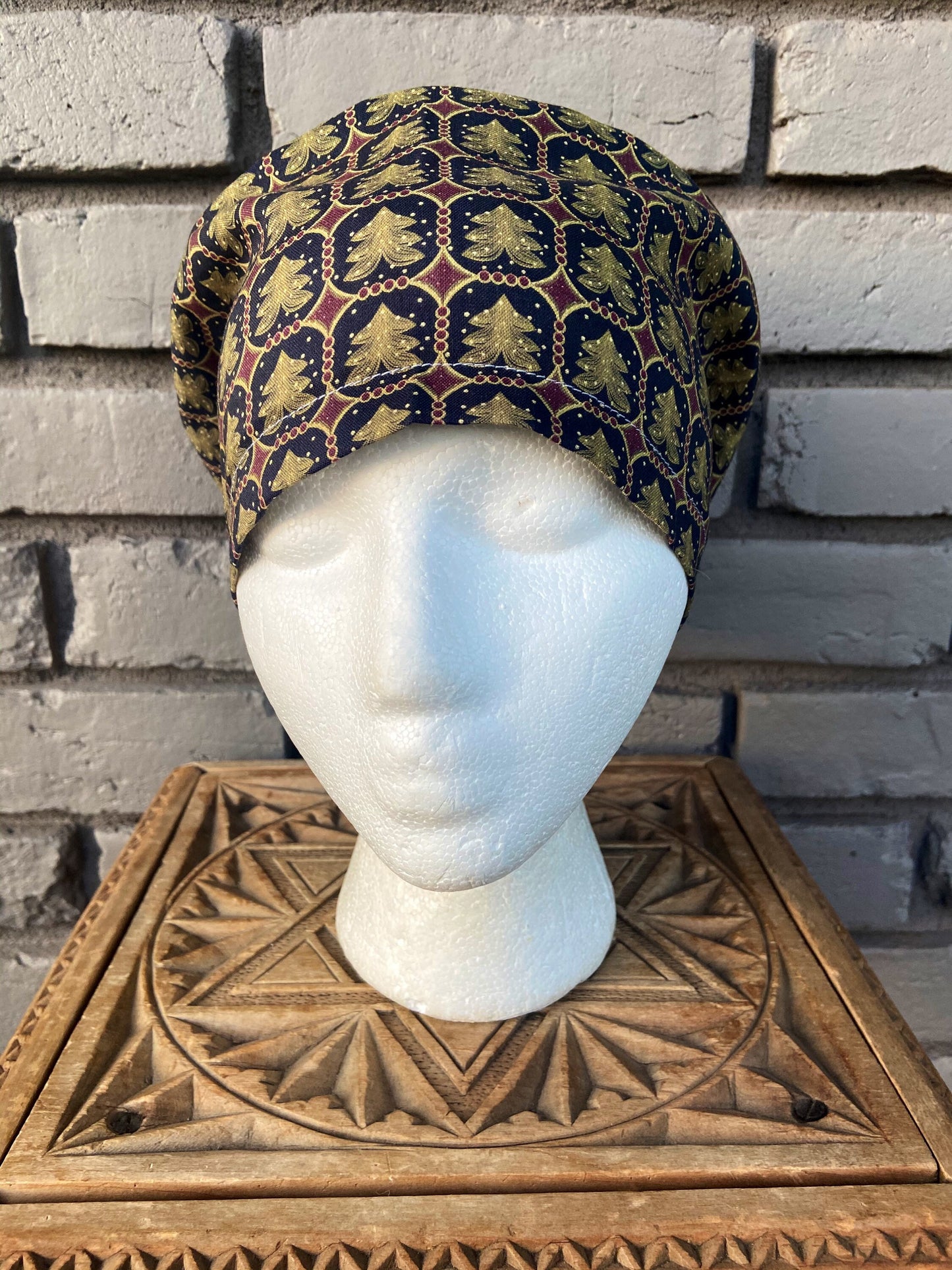 Christmas Tree Scrub Cap | Stitchy Witch Co. - StitchyWitch