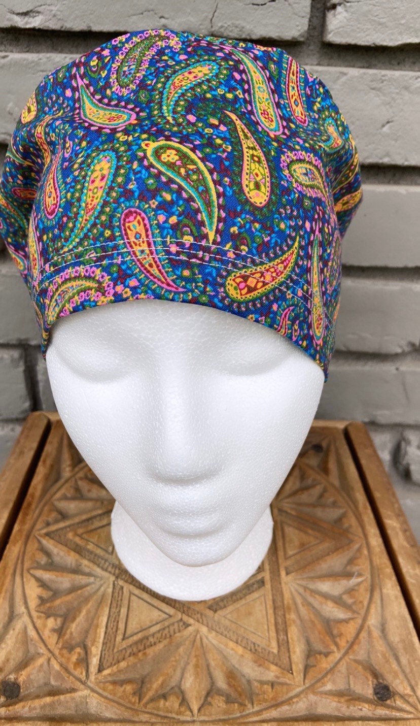 Paisley Scrub Hat | Stitchy Witch Co.