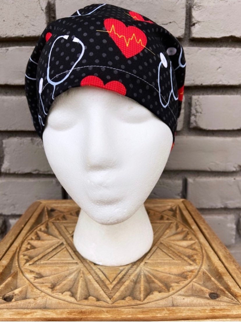 Work of Heart Scrub Cap | Stitchy Witch Co. - StitchyWitch