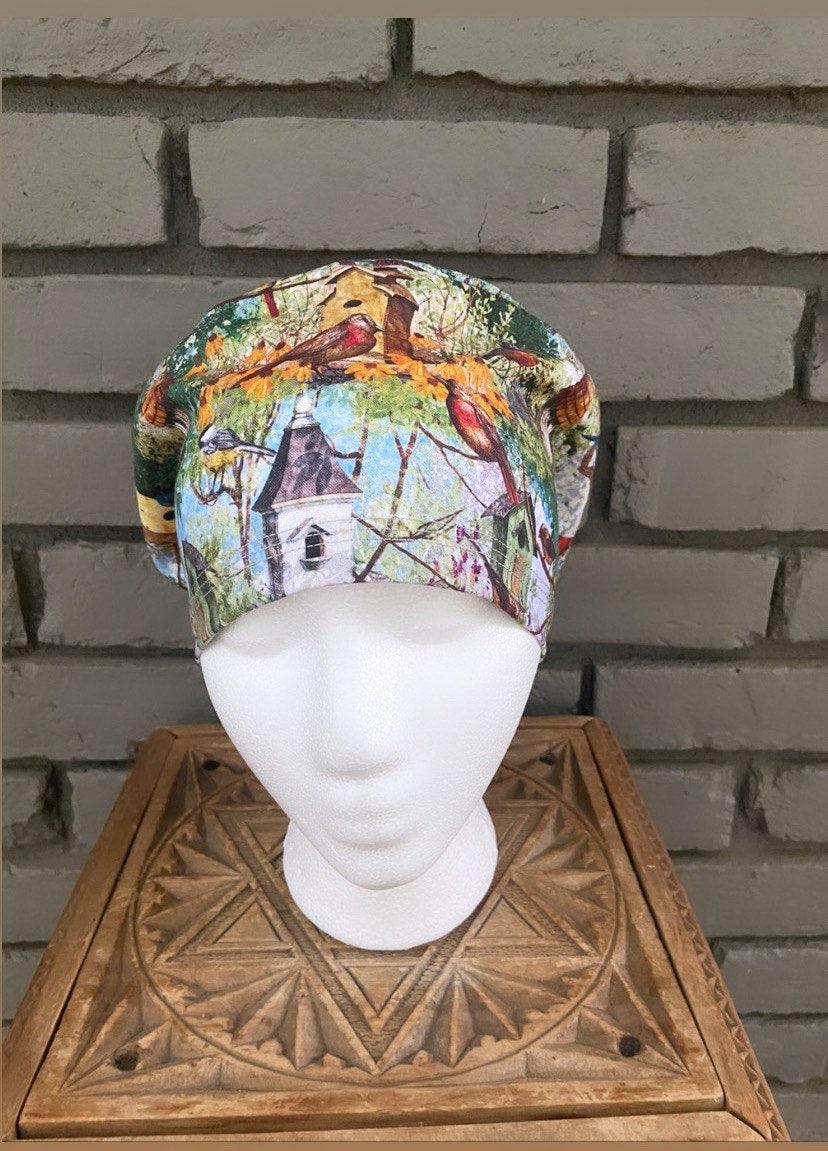 Bird House Scrub Cap | Stitchy Witch Co. - StitchyWitch