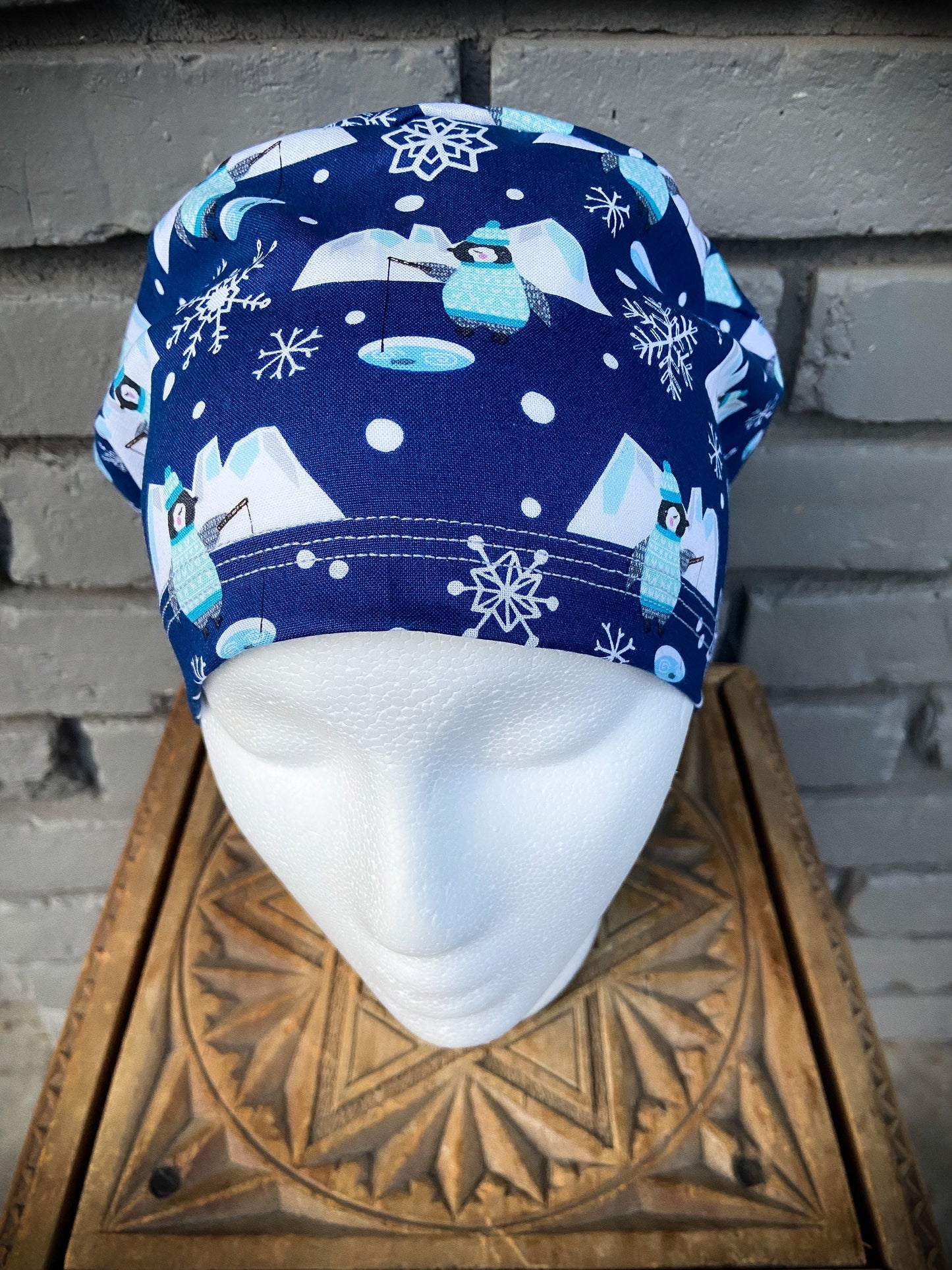Penguin Scrub Cap | Stitchy Witch Co.
