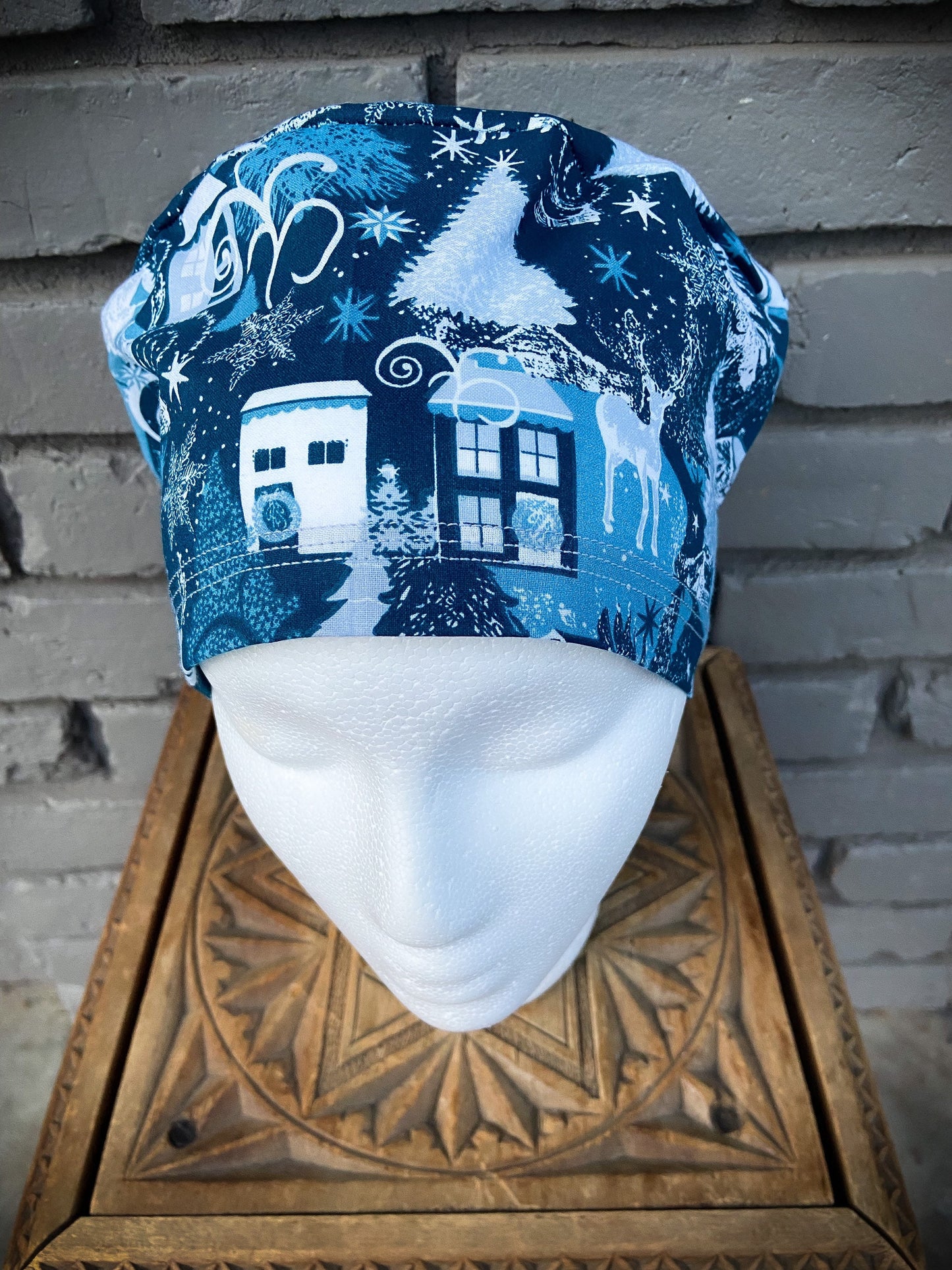 Winter Wonderland Scrub Cap | Stitchy Witch Co.