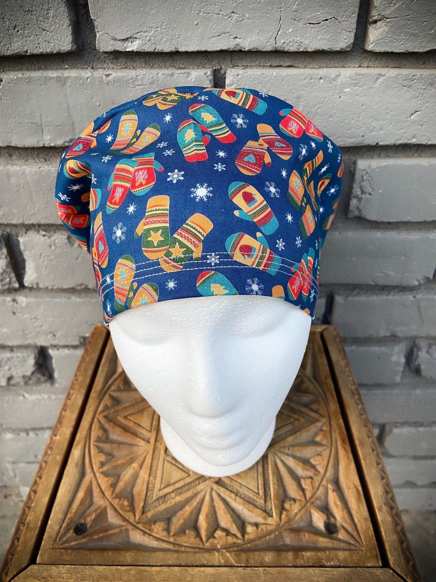 Winter Mitten Scrub Hat | Stitchy Witch Co.