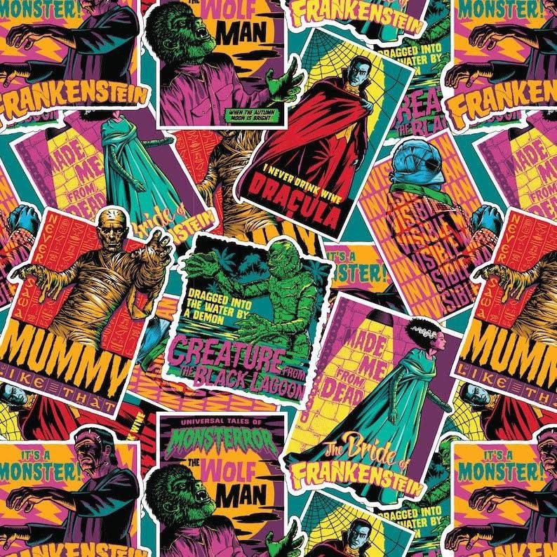 Monster Mash Scrub Hat | Stitchy Witch Co.