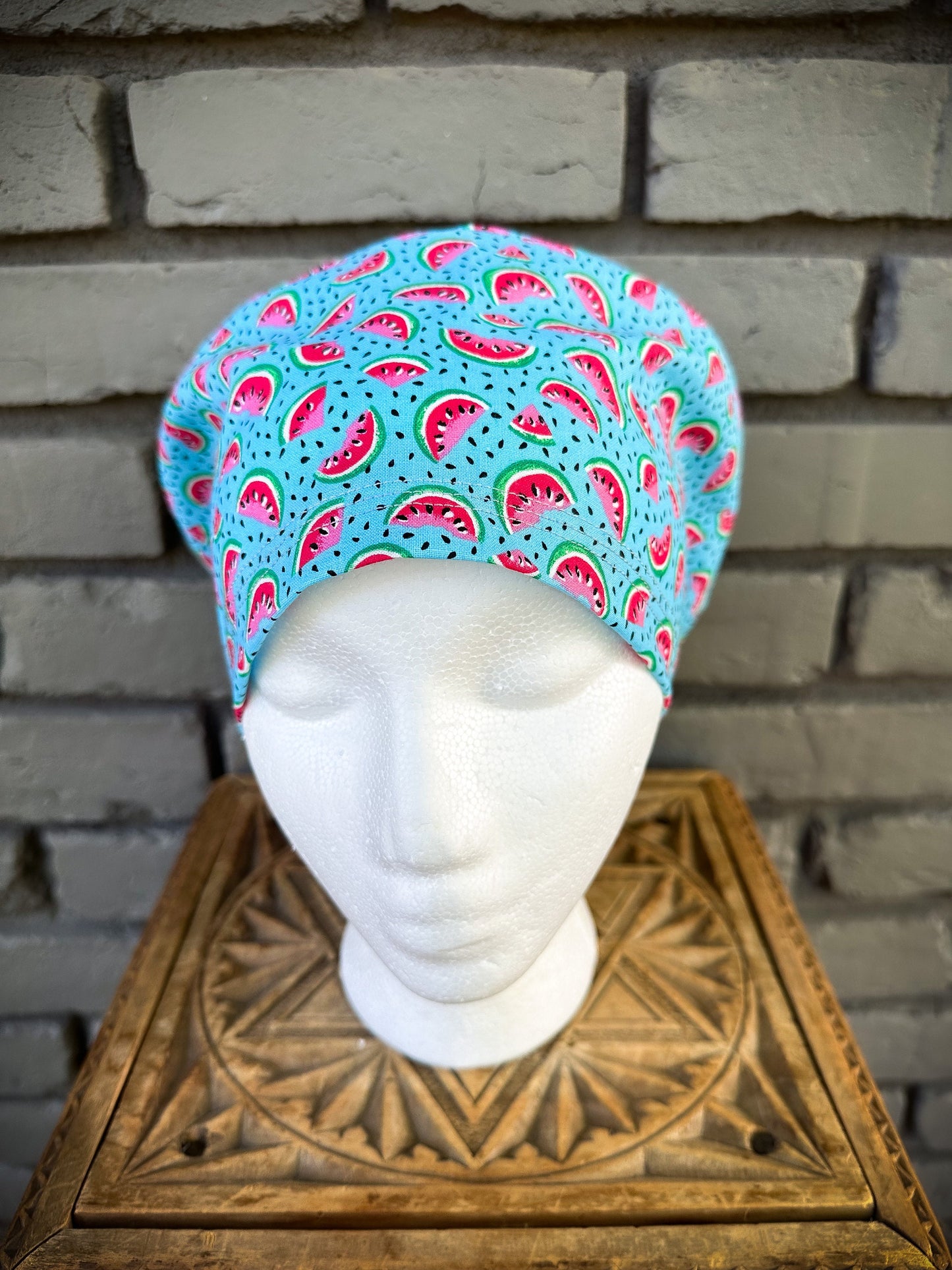 Watermelon Scrub Cap | Stitchy Witch Co.