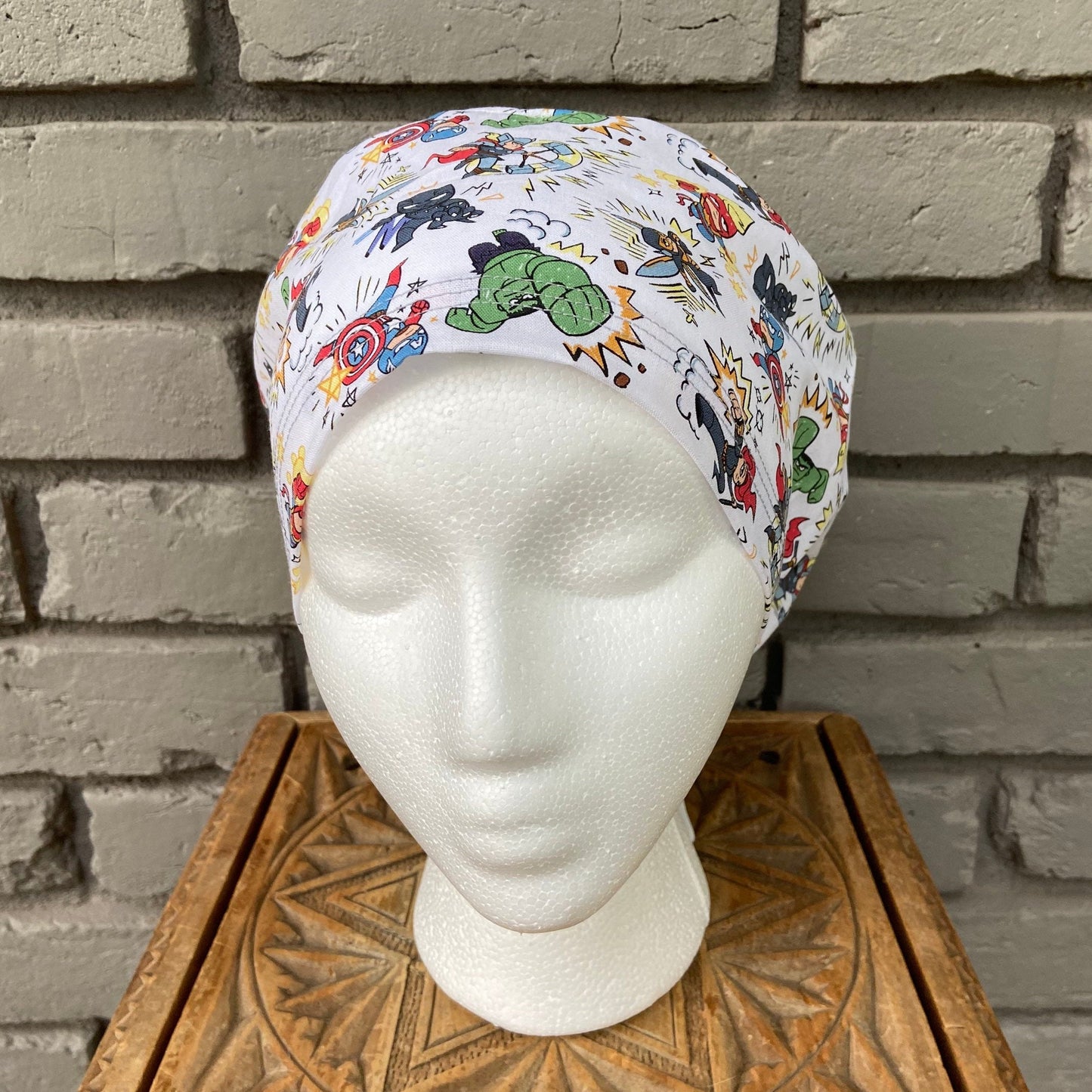 Superhero Scrub Cap | Stitchy Witch Co.