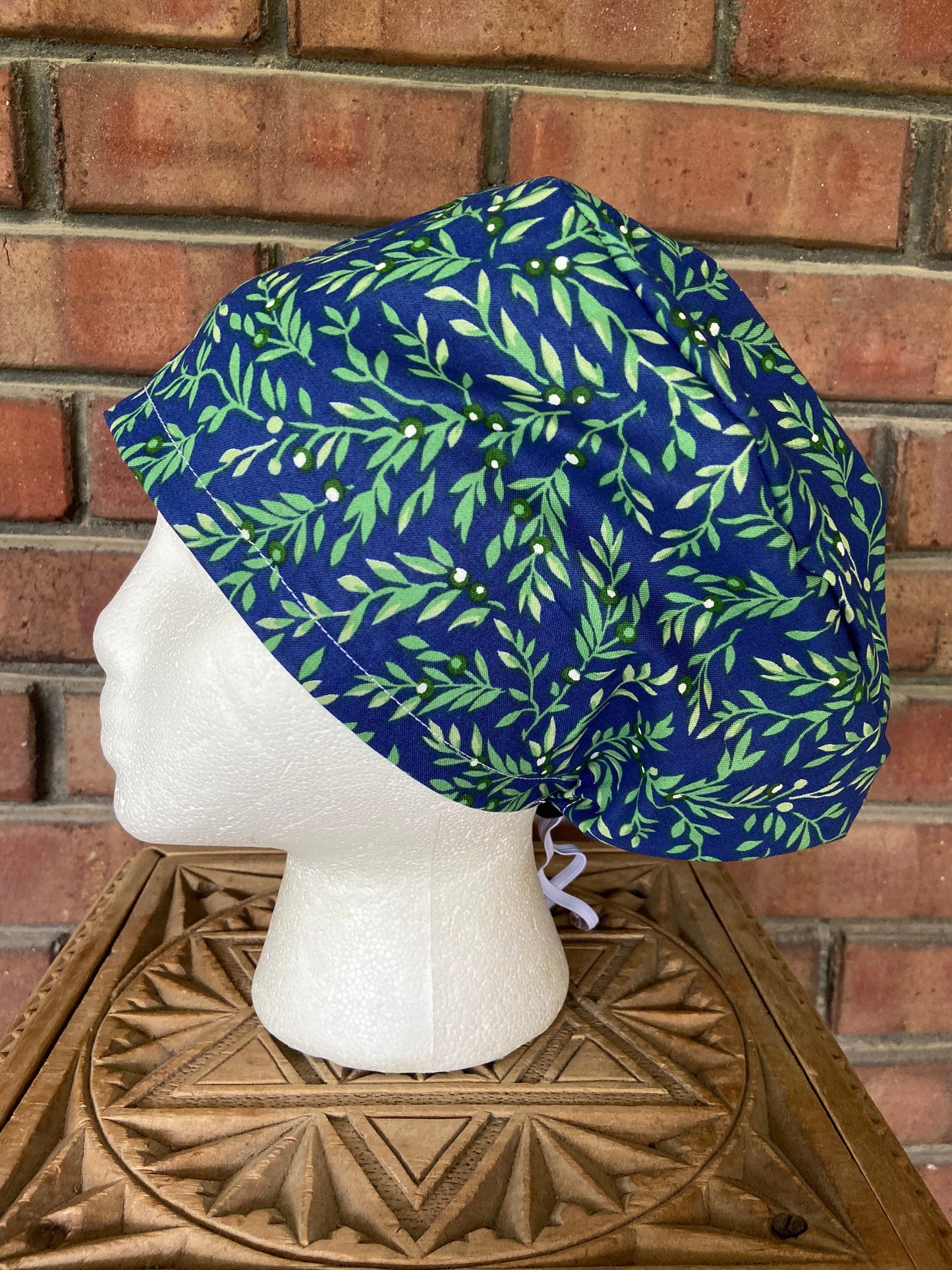 Olive Branch Scrub Hat | Stitchy Witch Co.