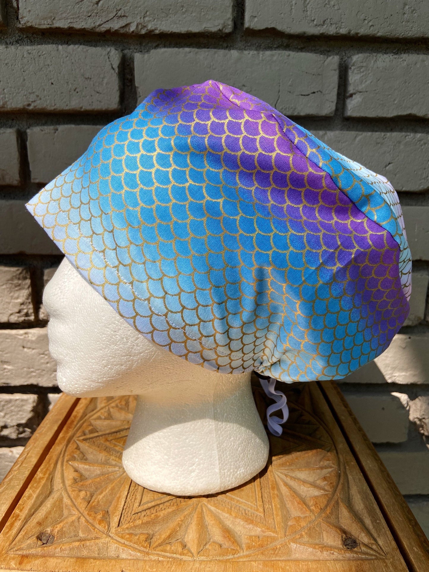 Mermaid Scrub Cap | Stitchy Witch Co.