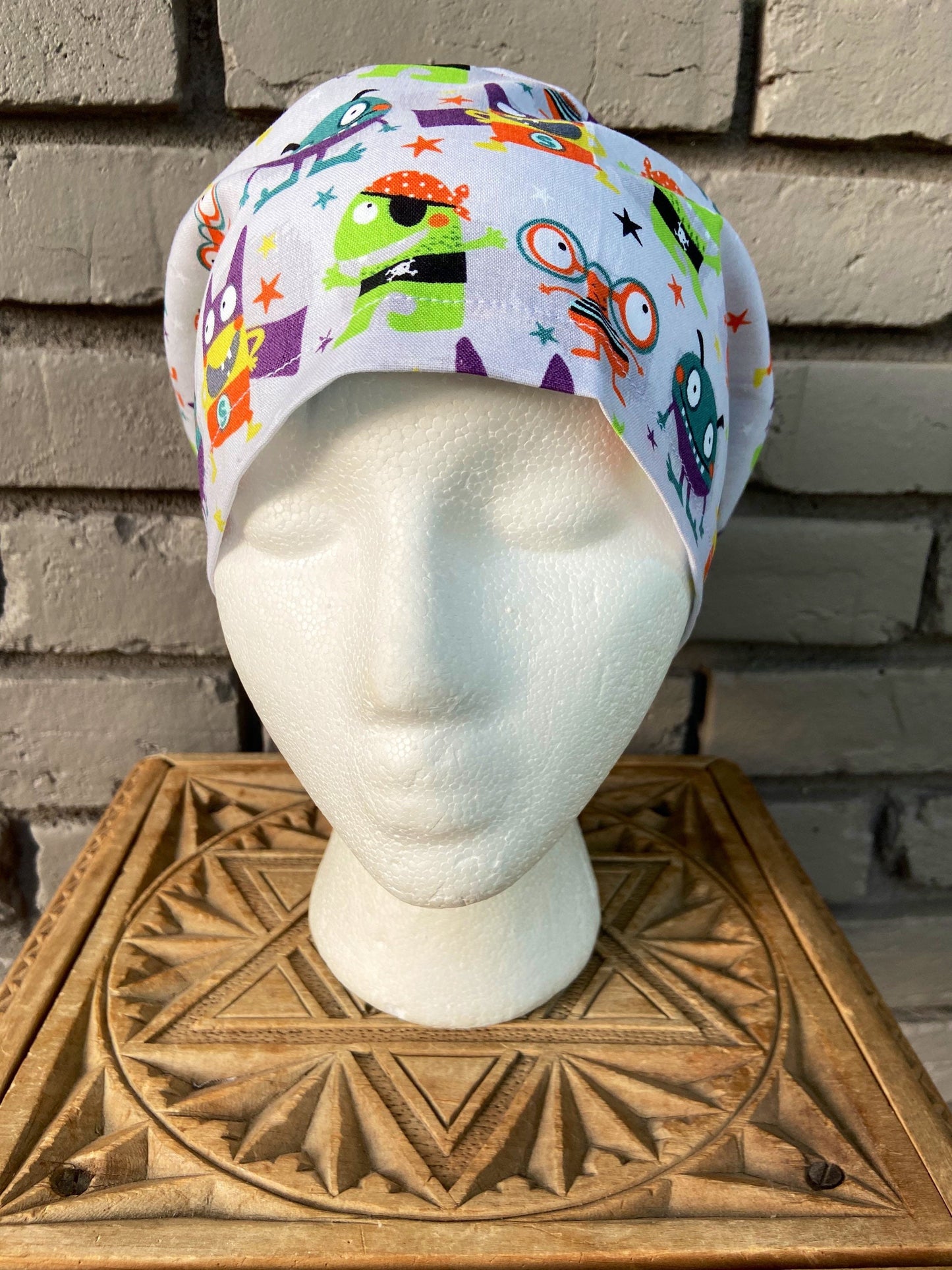 Little Monsters Scrub Cap | Stitchy Witch Co.