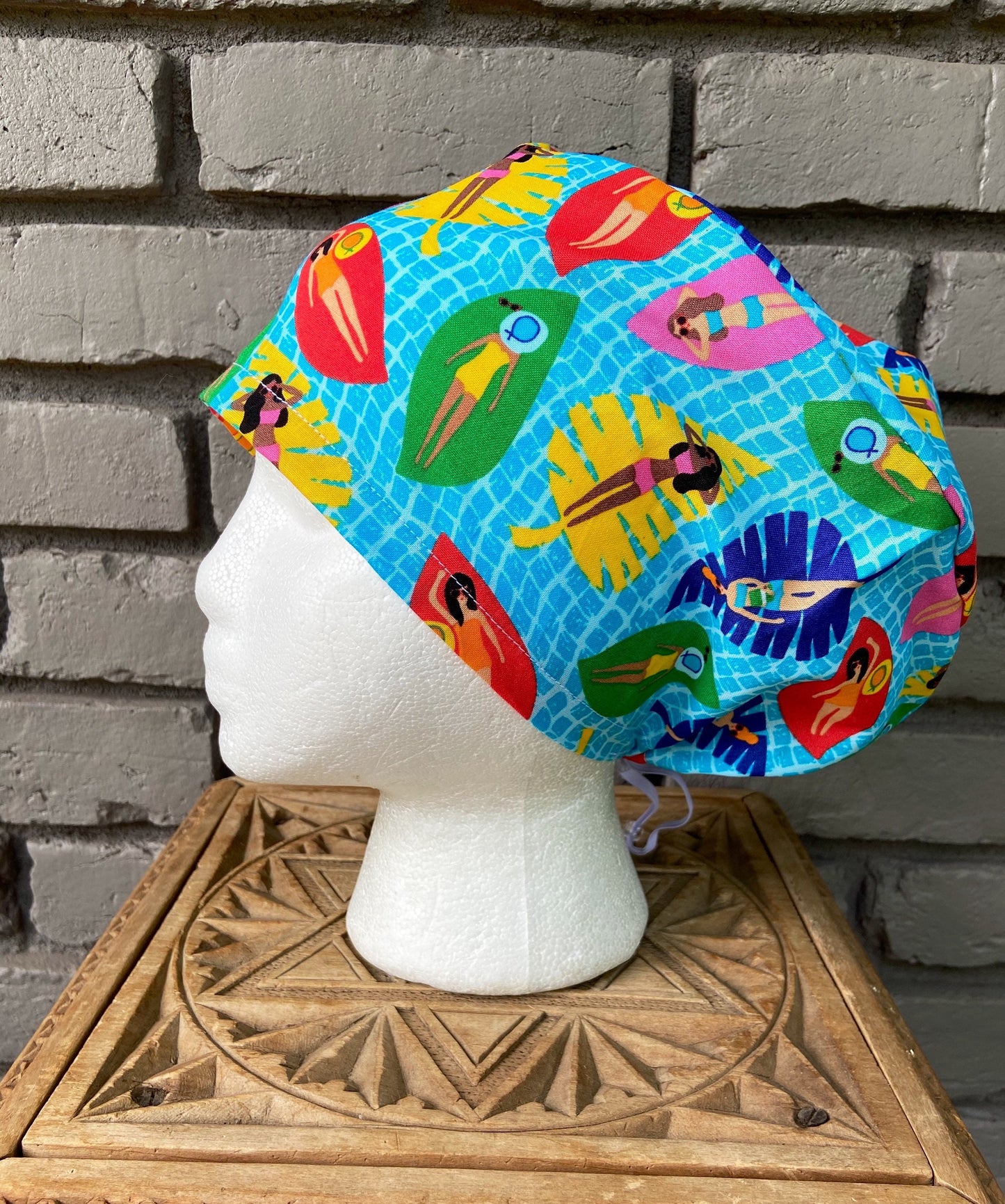 Fun in the Sun Scrub Cap | Stitchy Witch Co. - StitchyWitch 