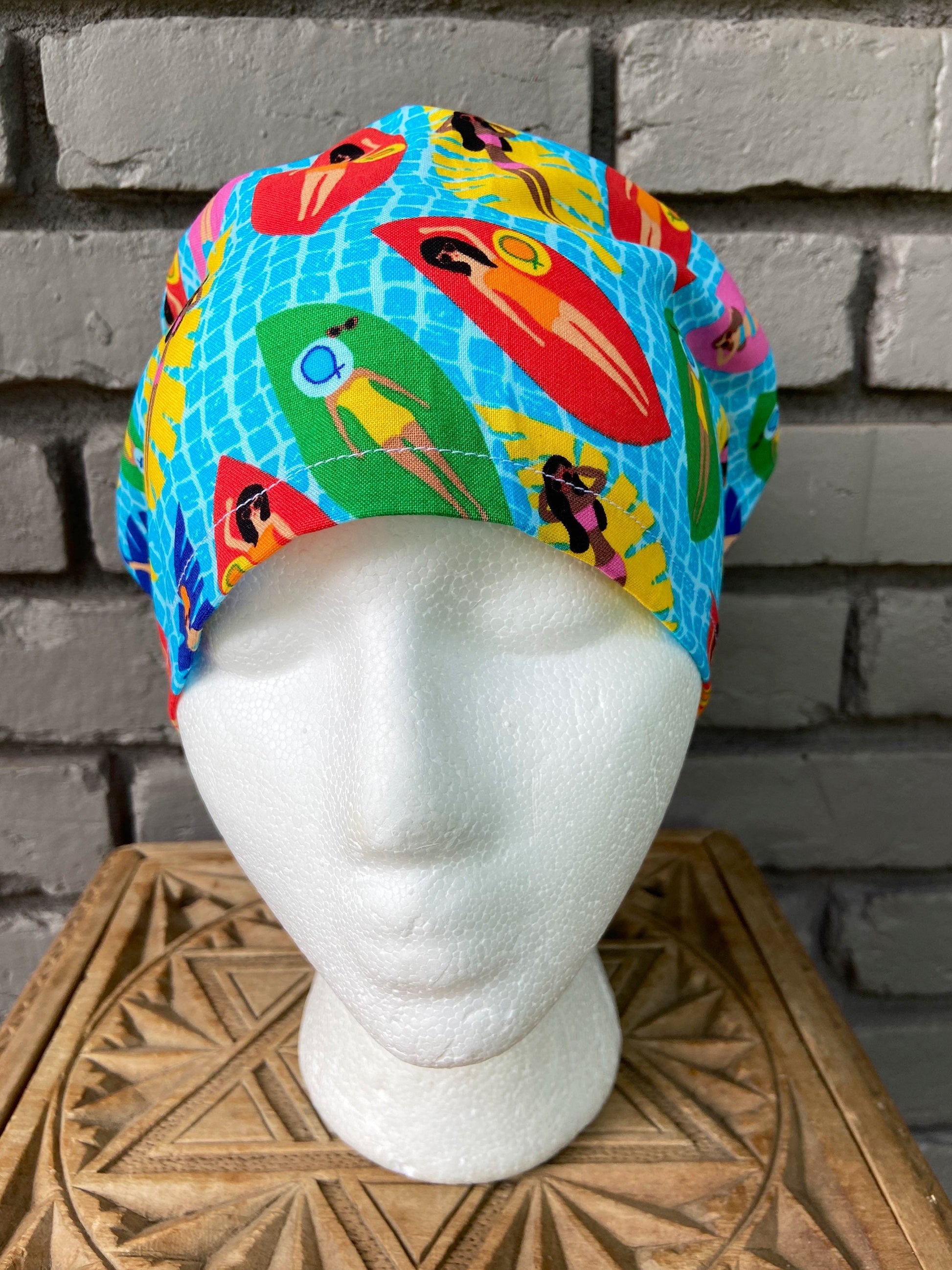 Fun in the Sun Scrub Cap | Stitchy Witch Co. - StitchyWitch 