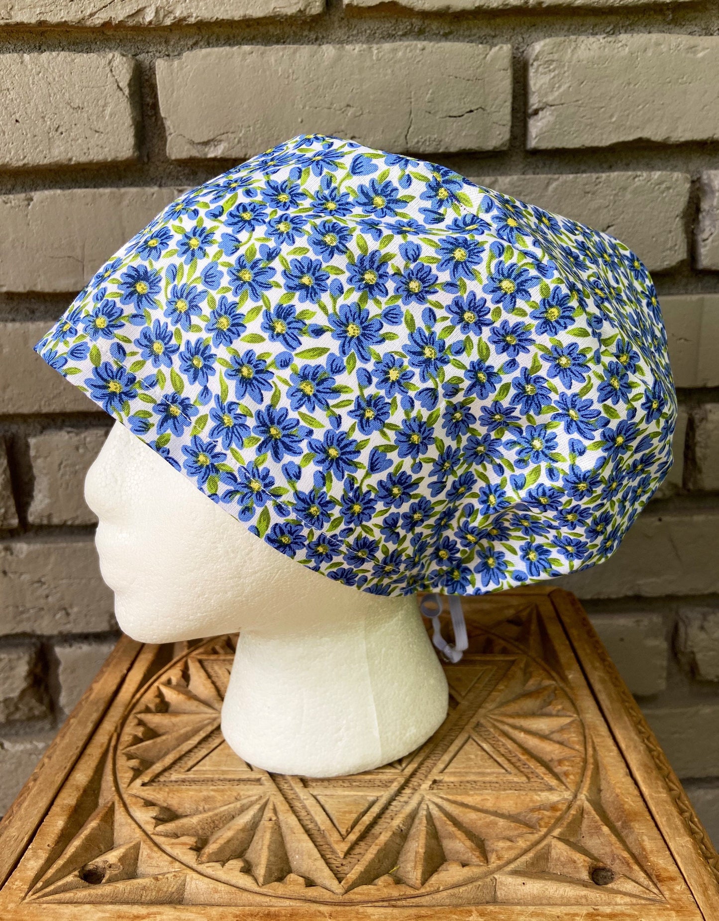 Forget Me Not Scrub cap | Stitchy Witch Co.