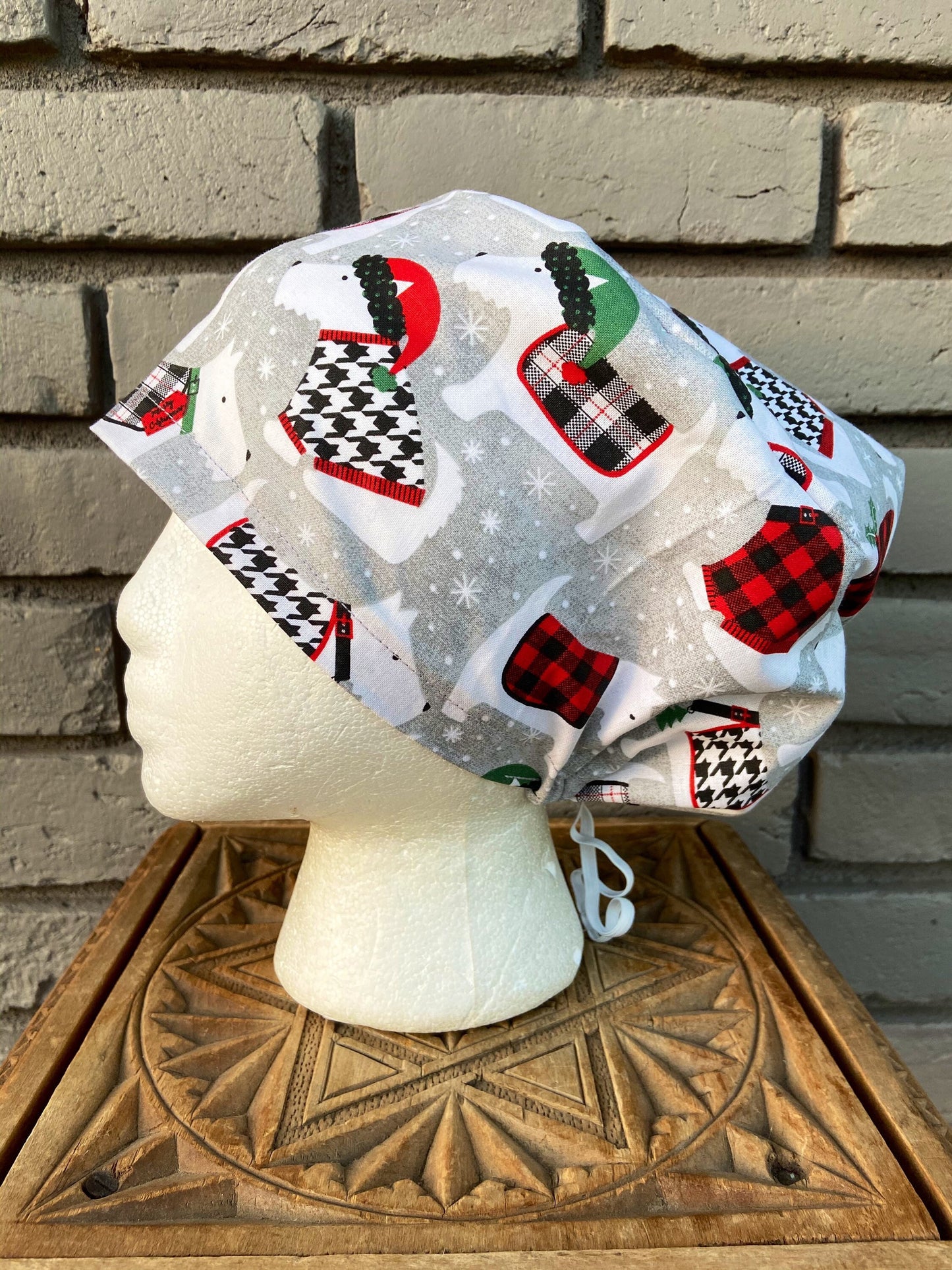 Winter Dog Scrub Cap | Stitchy Witch Co.