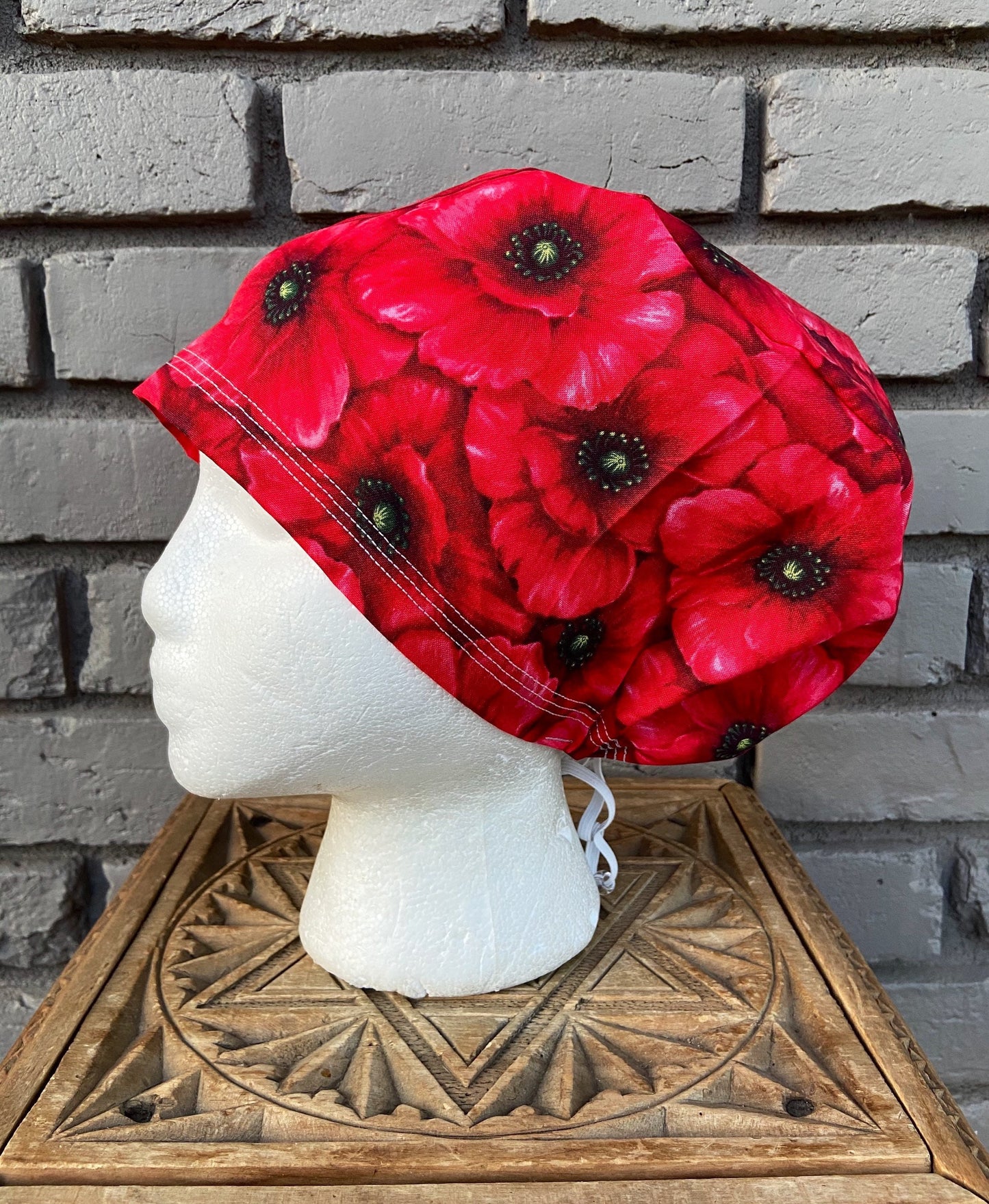 Poppy Scrub Cap | Stitchy Witch Co. - StitchyWitch 