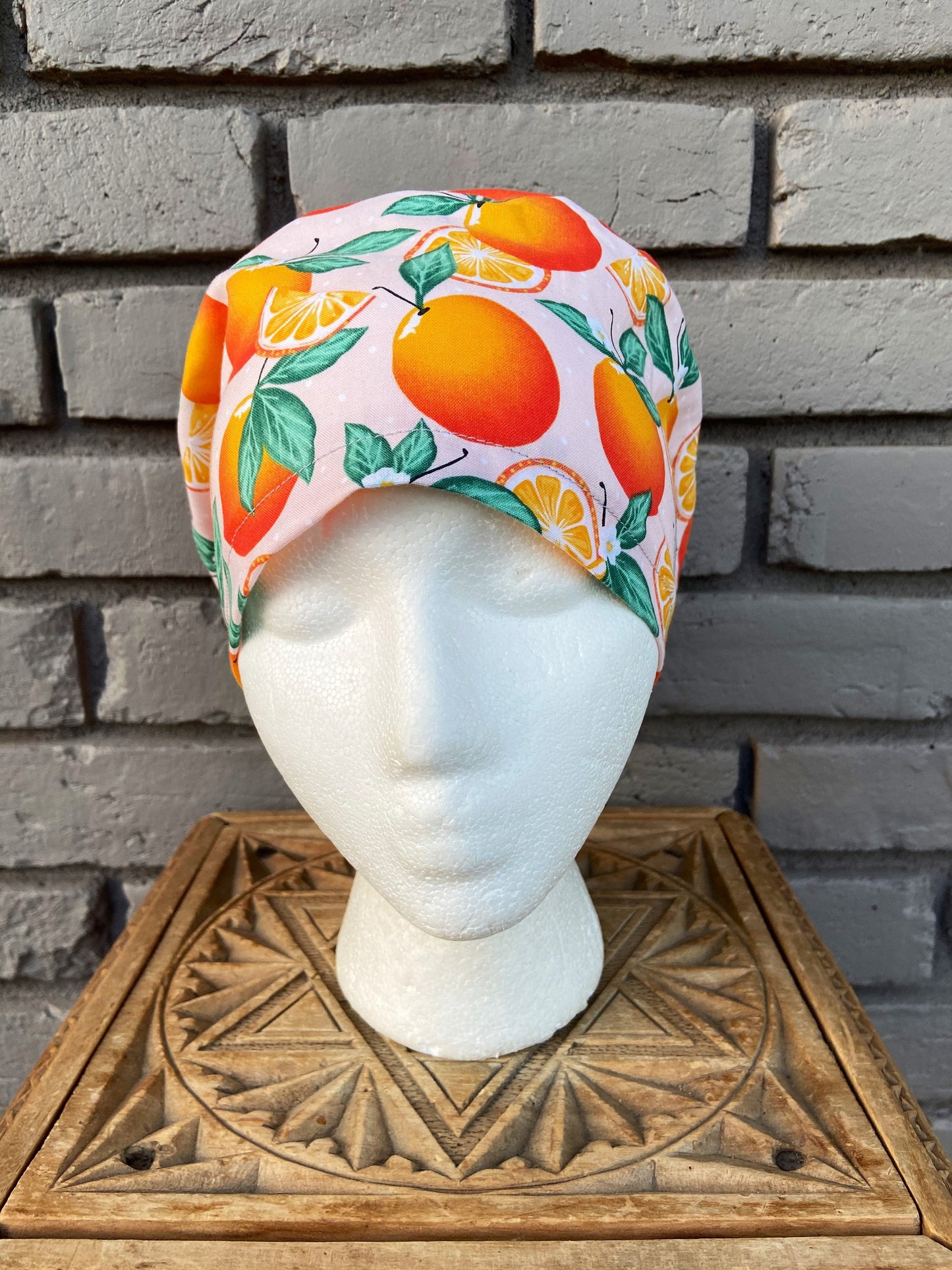Orange Scrub Cap | Stitchy Witch Co. - StitchyWitch 