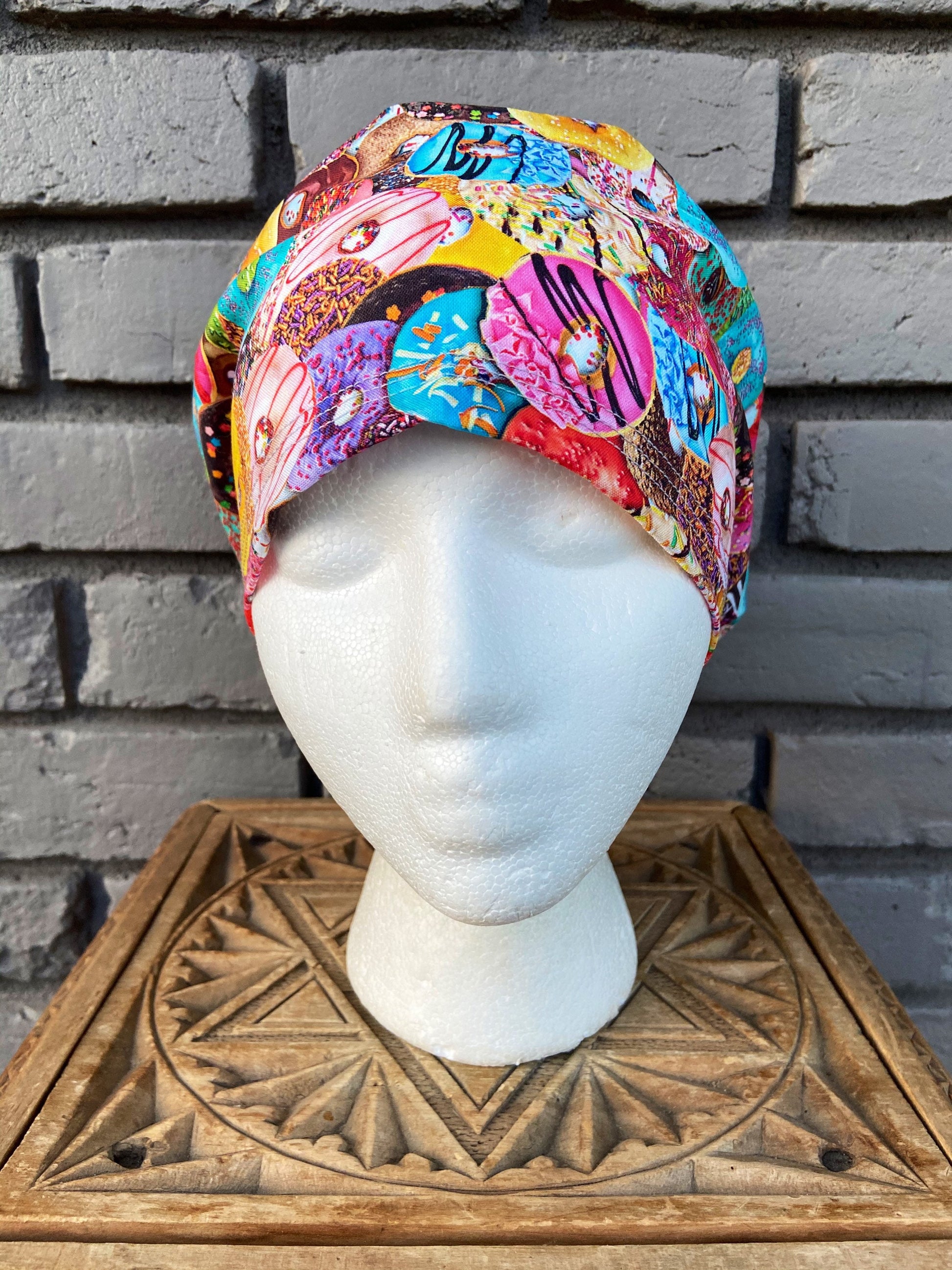 Donut Scrub Cap | Stitchy Witch Co. - StitchyWitch 