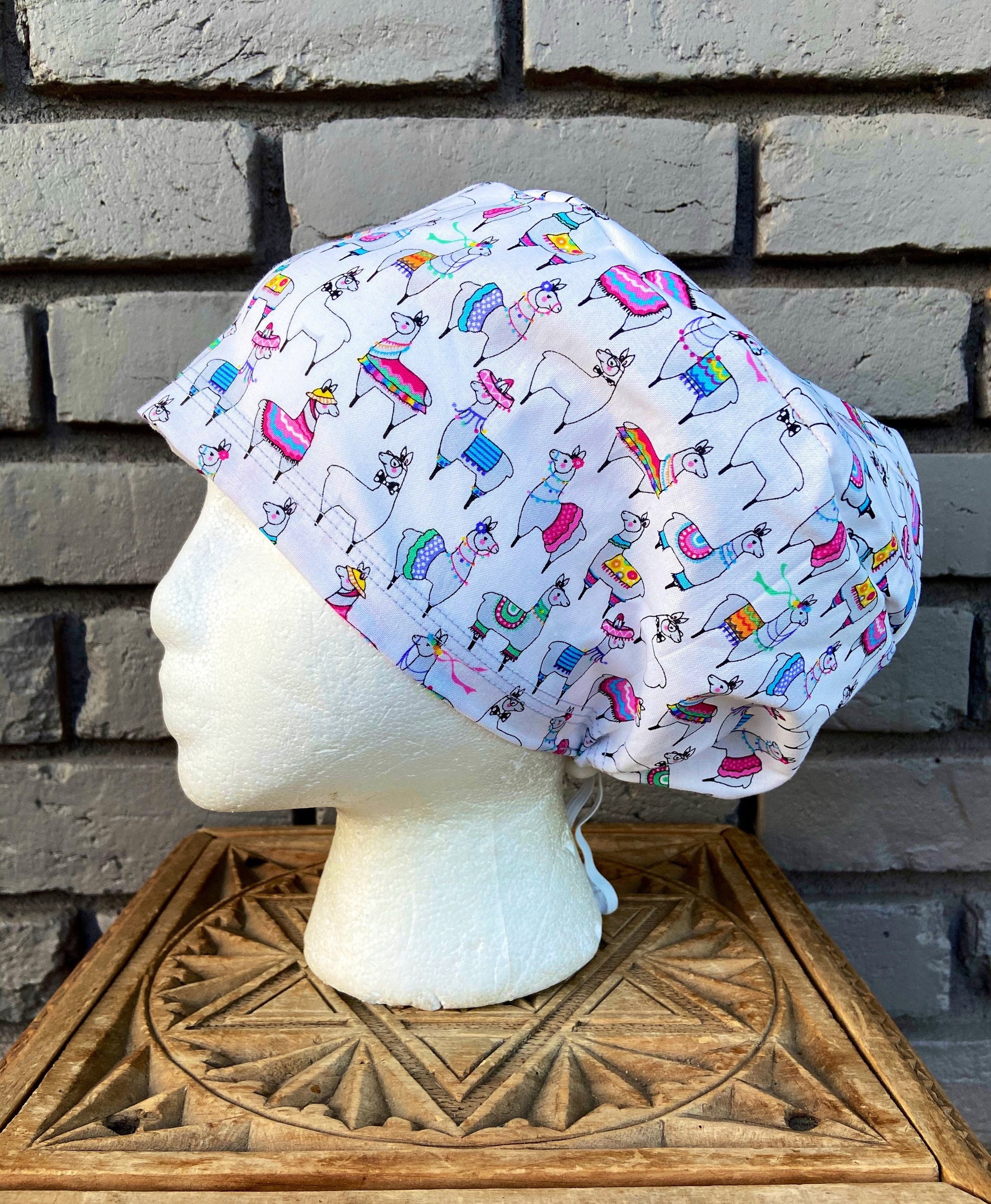 Llama Scrub Cap | Stitchy Witch Co. - StitchyWitch 