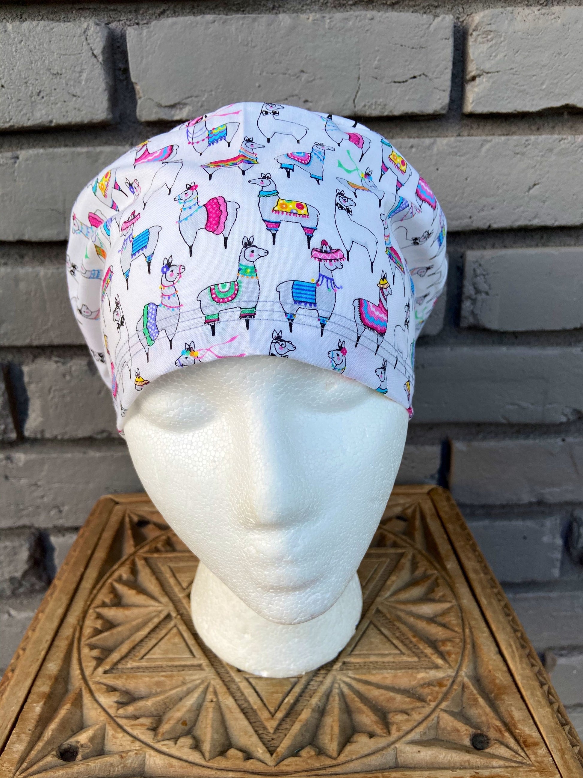 Llama Scrub Cap | Stitchy Witch Co. - StitchyWitch 