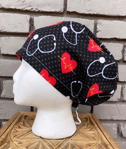 Work of Heart Scrub Cap | Stitchy Witch Co. - StitchyWitch 