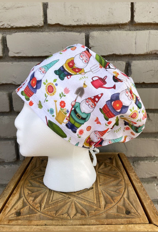 Garden Gnome Scrub Cap | Stitchy Witch Co. - StitchyWitch 