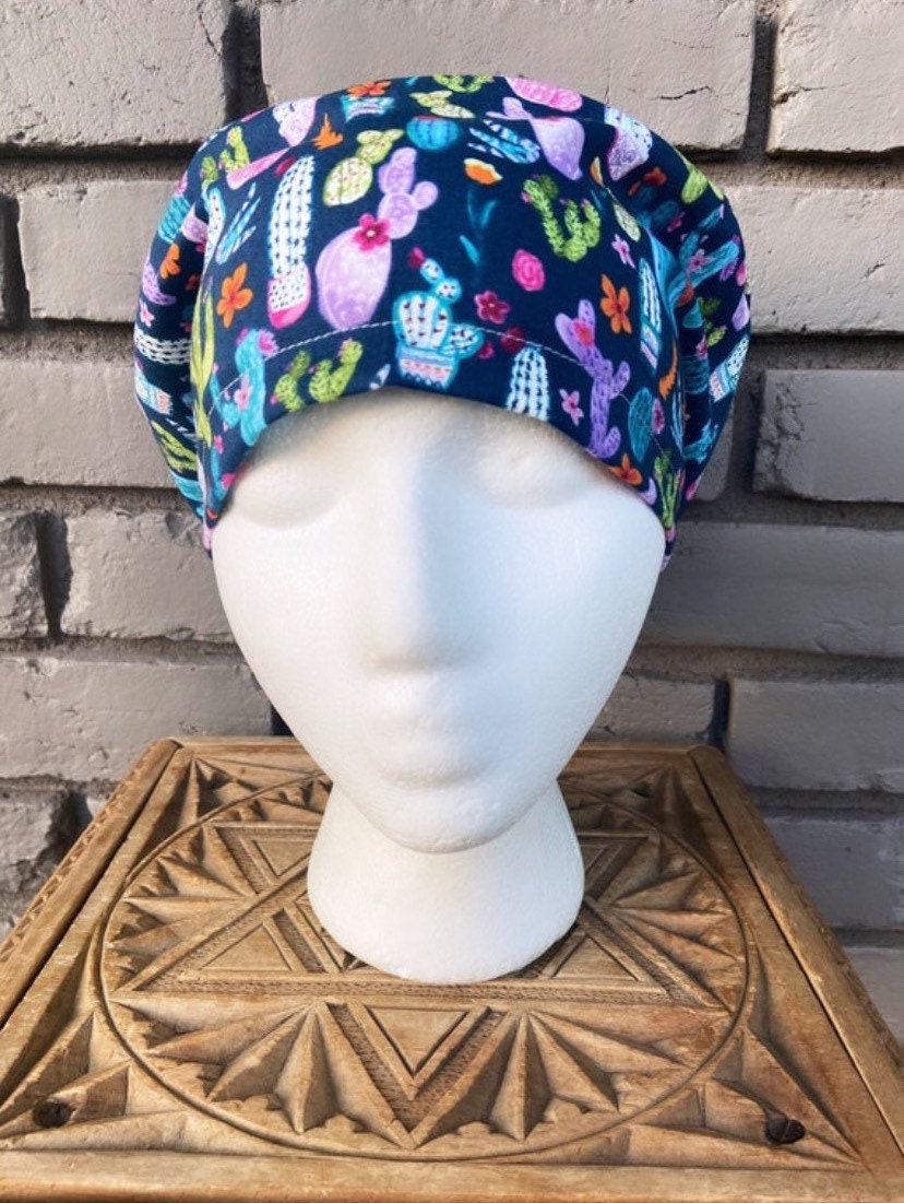 Cactus Scrub Cap | Stitchy Witch Co. - StitchyWitch 