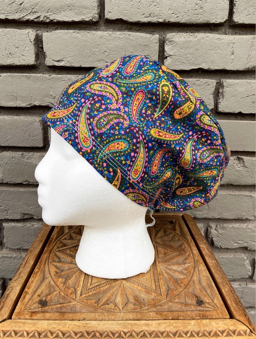 Paisley Scrub Hat | Stitchy Witch Co.