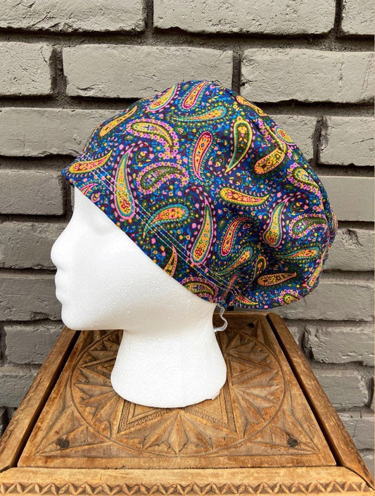 Paisley Scrub Hat | Stitchy Witch Co.