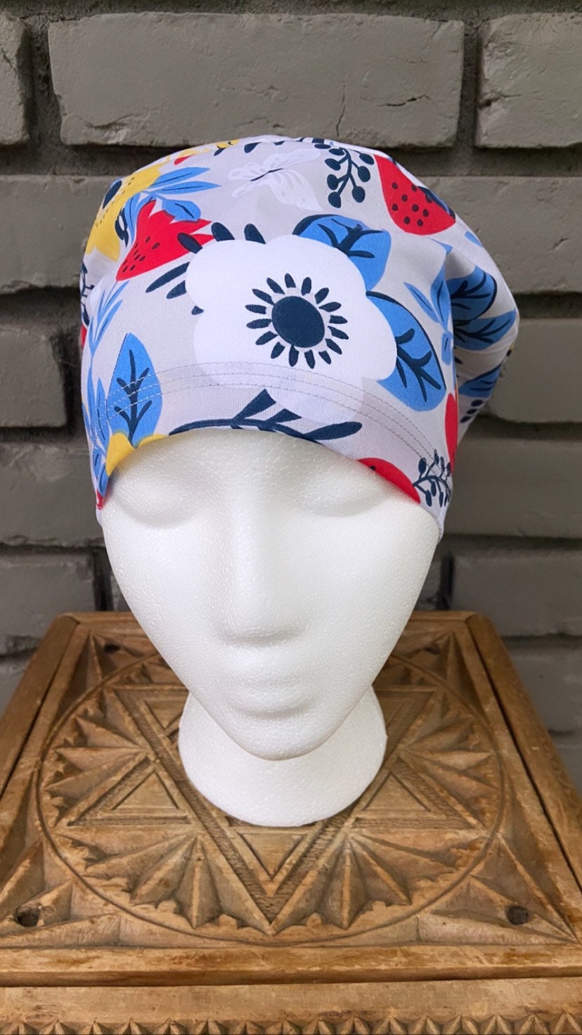 Floral Scrub Cap | Stitchy Witch Co.