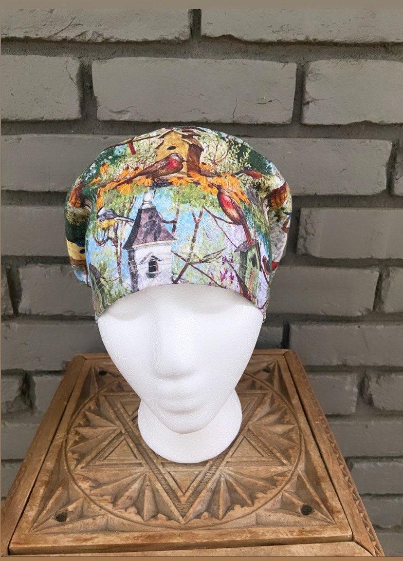 Bird House Scrub Cap | Stitchy Witch Co. - StitchyWitch 