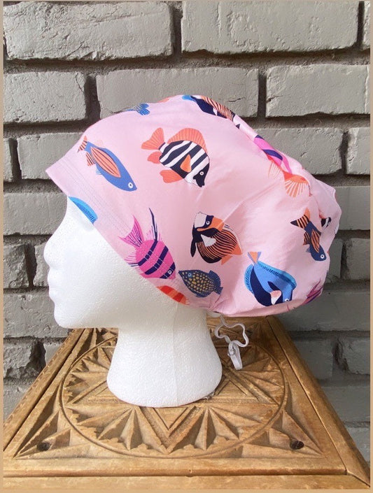 Tropical Fish Scrub Cap | Stitchy Witch Co. - StitchyWitch 