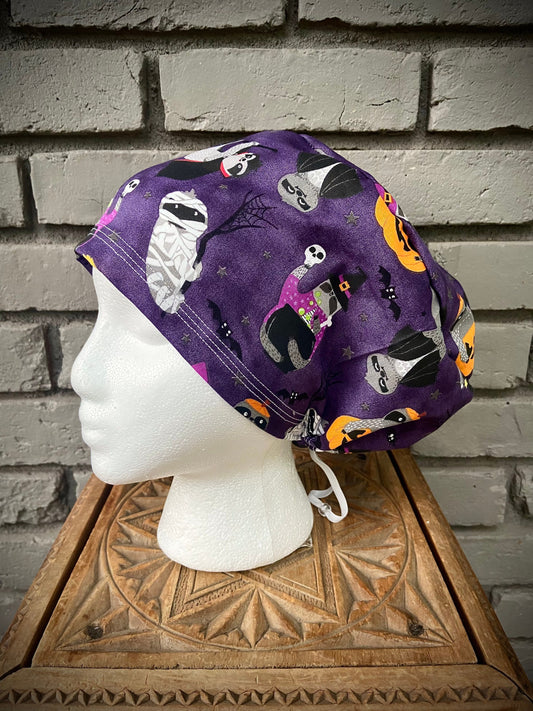 Halloween Sloth Scrub Cap | Stitchy Witch Co. - StitchyWitch 