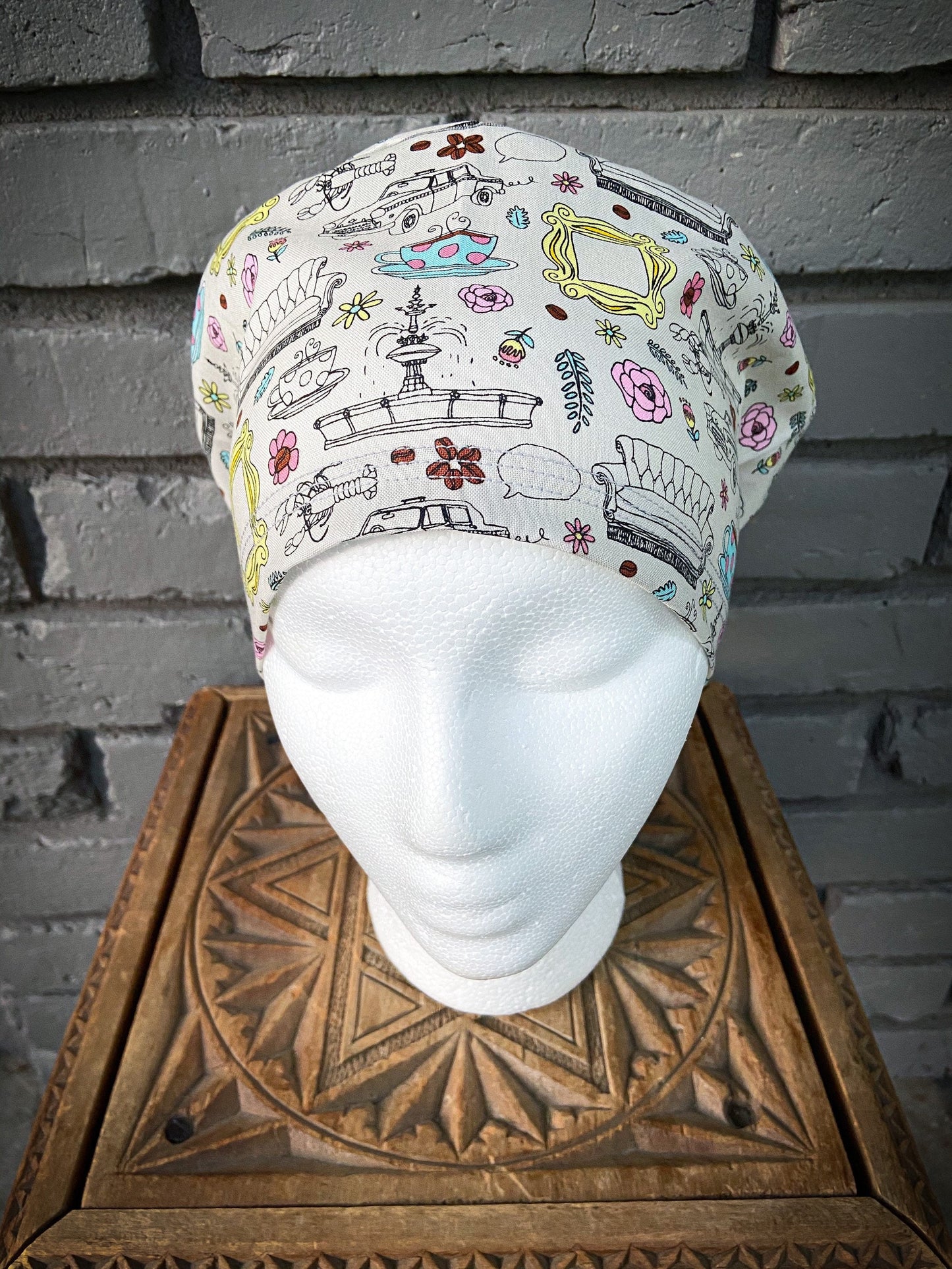 Friend Scrub Cap | Stitchy Witch Co.