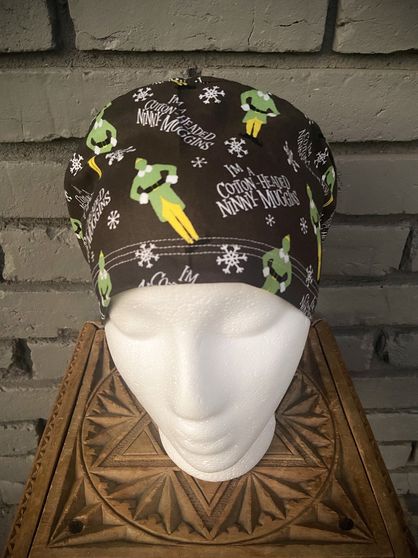 Christmas Scrub Cap | Stitchy Witch Co.