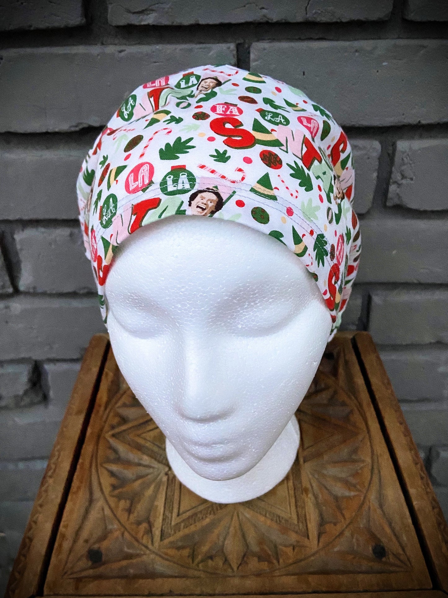 Christmas Scrub Cap | Stitchy Witch Co.