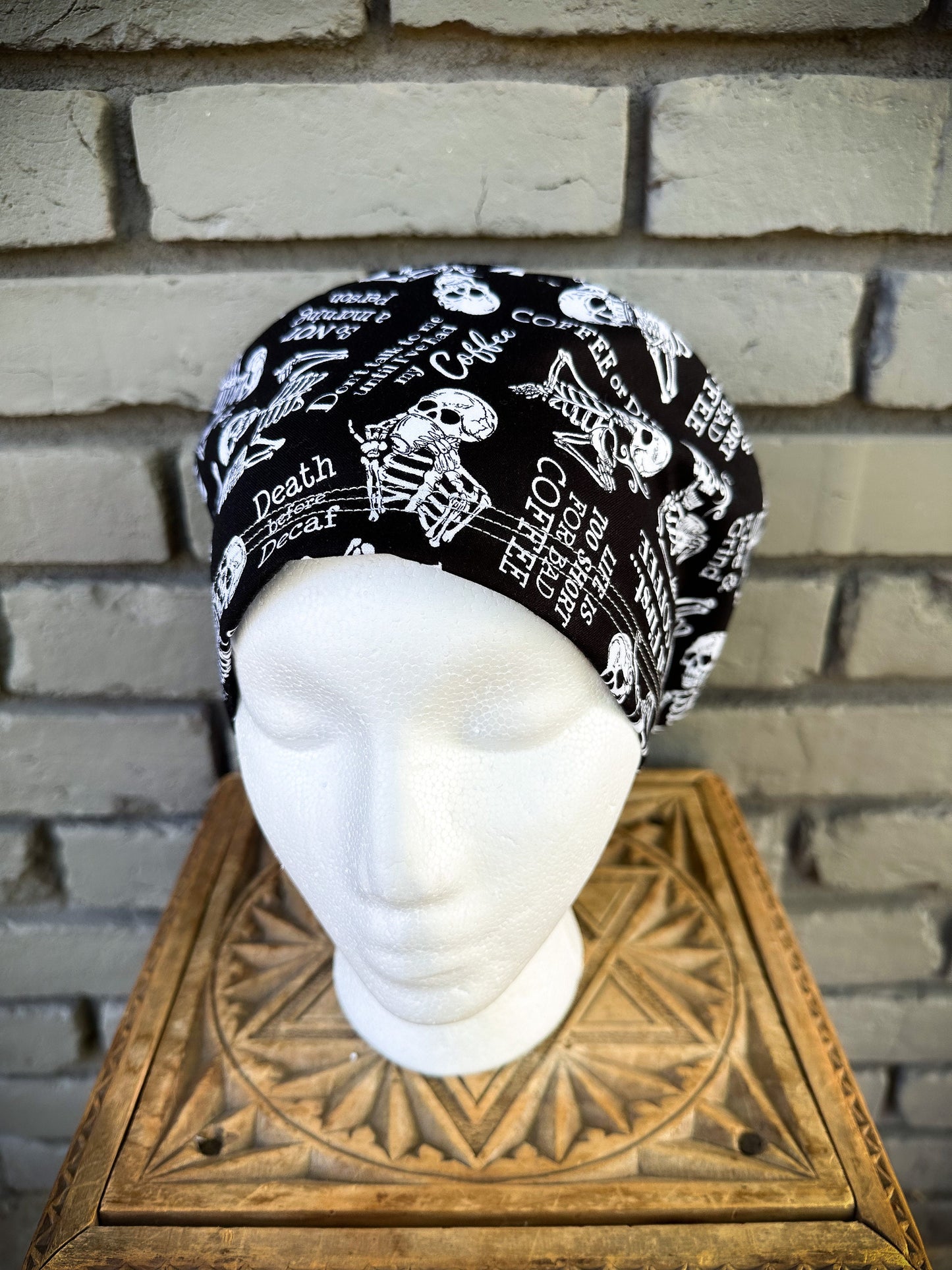 Rise and Grind Scrub Cap | Stitchy Witch Co.