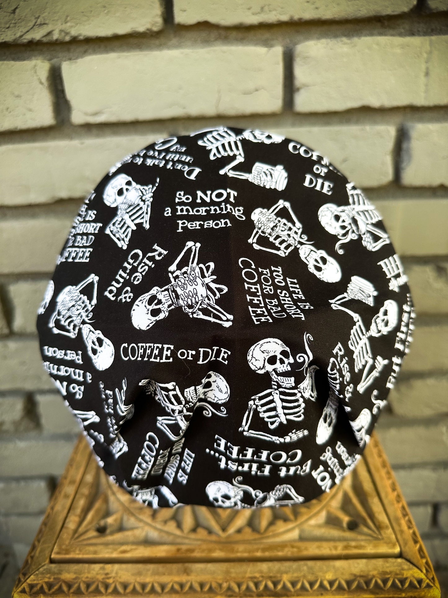 Rise and Grind Scrub Cap | Stitchy Witch Co.