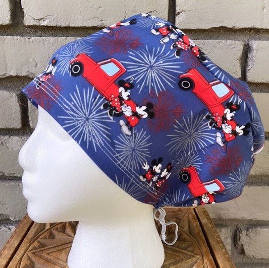 Fireworks Scrub Cap | Stitchy Witch Co.