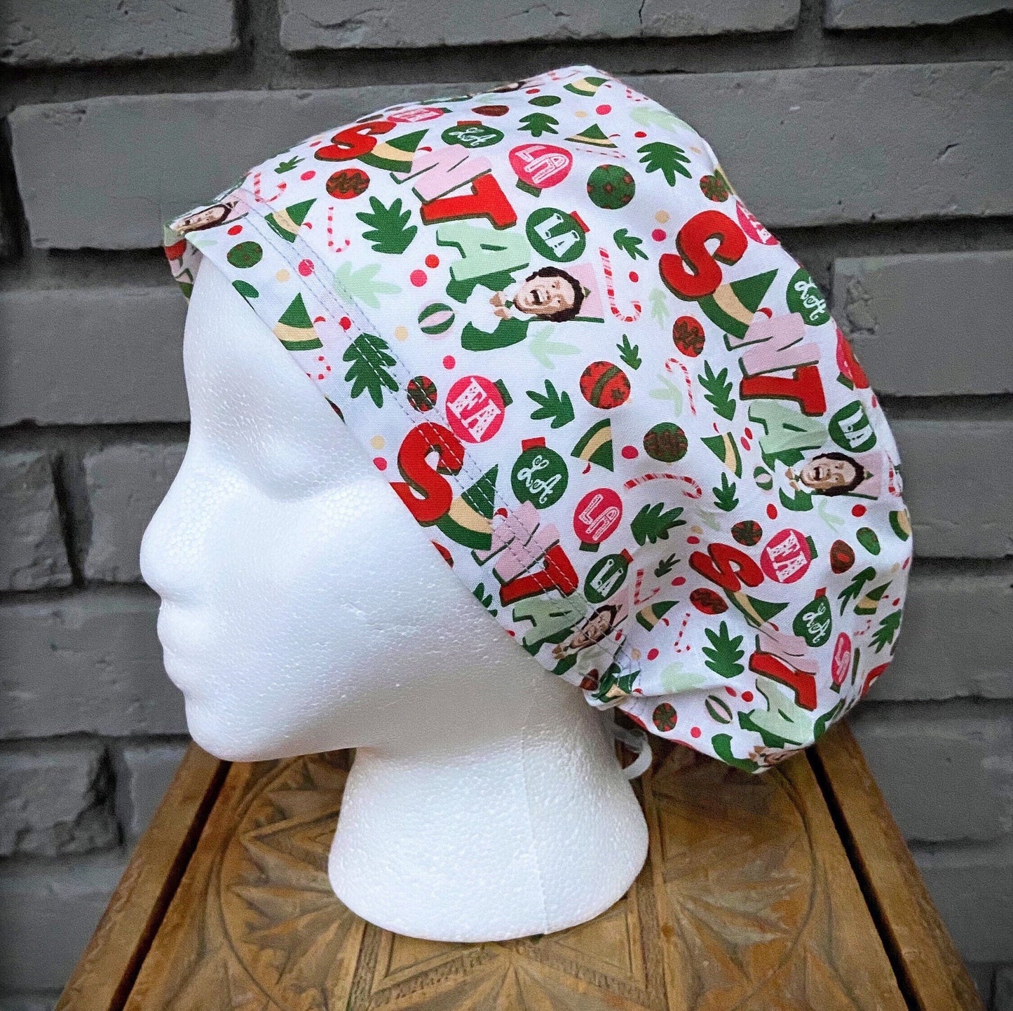 Christmas Scrub Cap | Stitchy Witch Co.