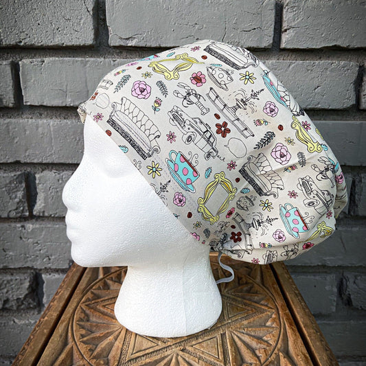 Friend Scrub Cap | Stitchy Witch Co.