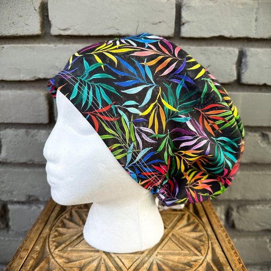 Rainbow Palms Scrub Cap | Stitchy Witch Co.