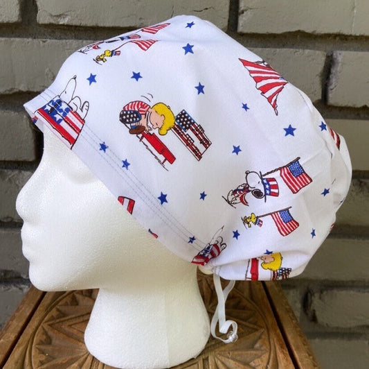 Patriotic Scrub Cap | Stitchy Witch Co.