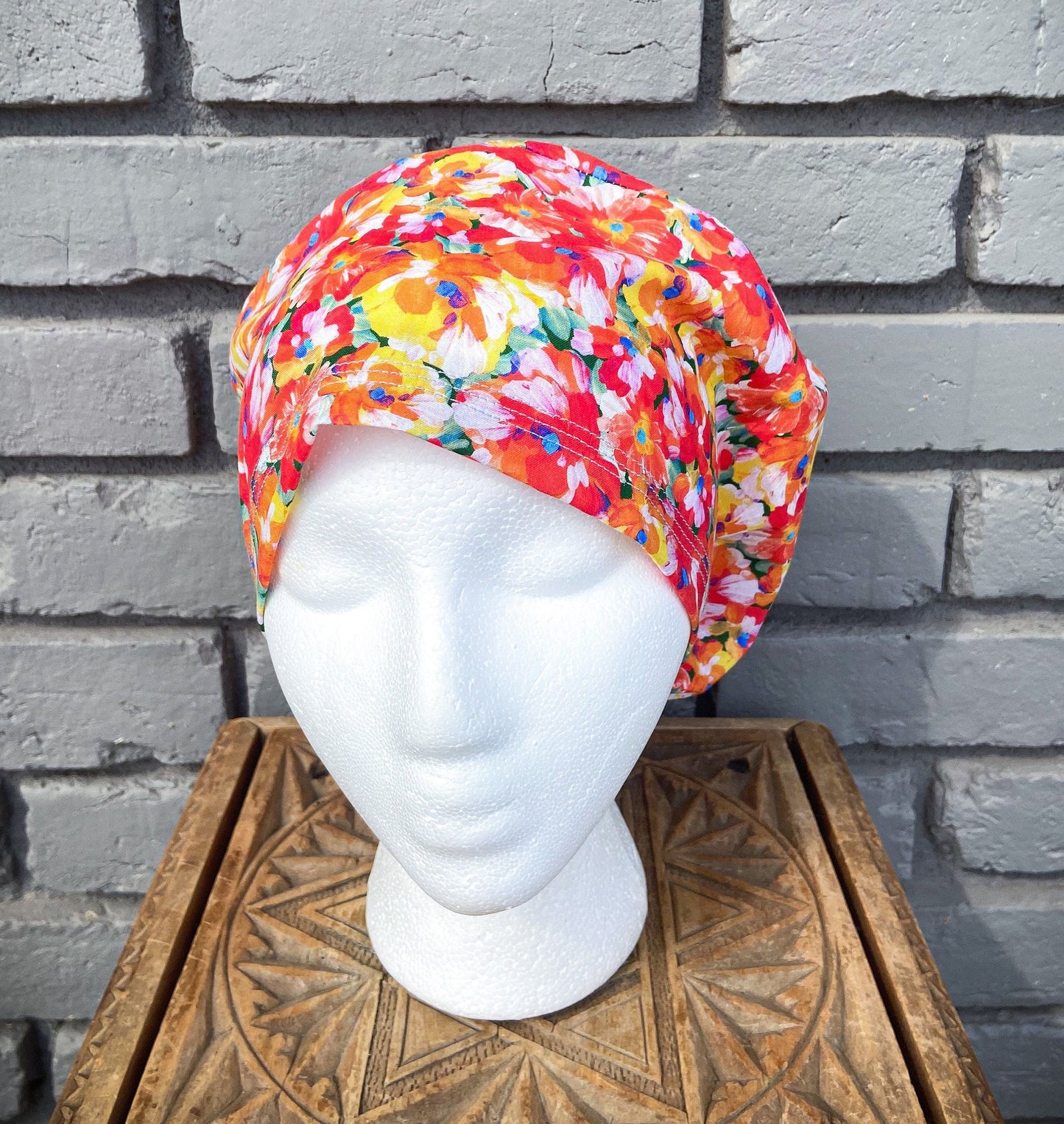 Pansy Scrub Cap | Stitchy Witch Co.