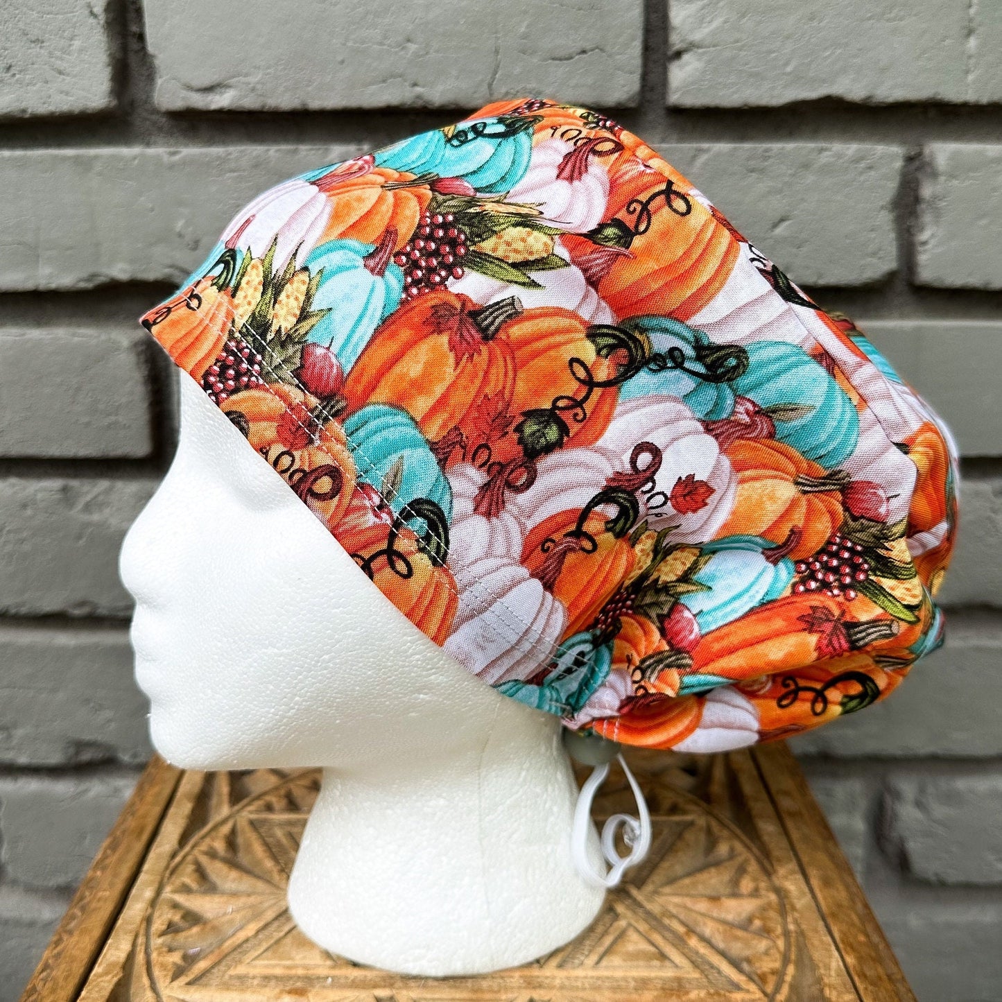 Pumpkins Scrub Cap | Stitchy Witch Co.