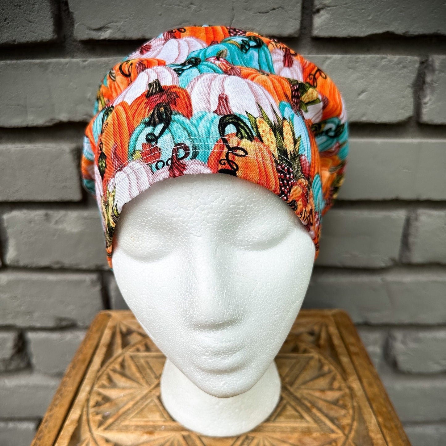 Pumpkins Scrub Cap | Stitchy Witch Co.