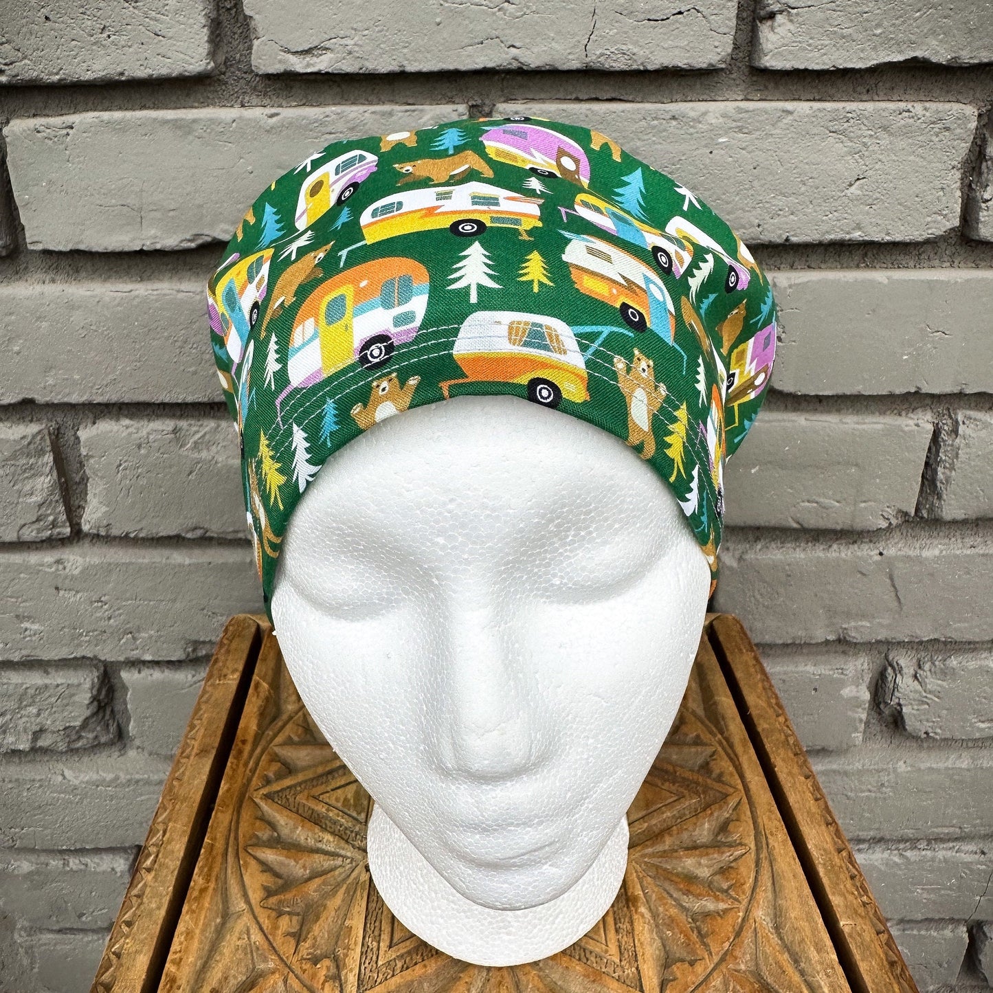 Camping Scrub Cap | Stitchy Witch Co.